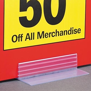 Clear PVC Extruded Sign Base