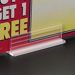 Clear PVC Extruded Sign Base