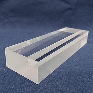 Clear Acrylic Sign Base Price Ticket Holder