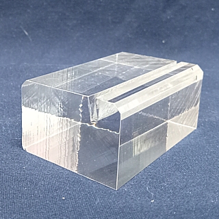 Clear Acrylic Sign Base Price Ticket Holder