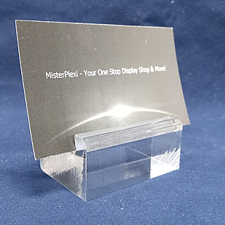 Clear Acrylic Sign Base Price Ticket Holder