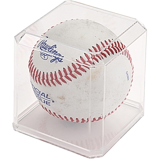Clear Stackable Baseball Display Case with UV Protectant