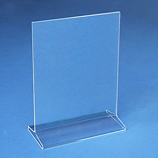 Top Loading Acrylic, Display Frames in Plexiglas, Plexiglass, Lucite, Plastic, cardholder, signholder