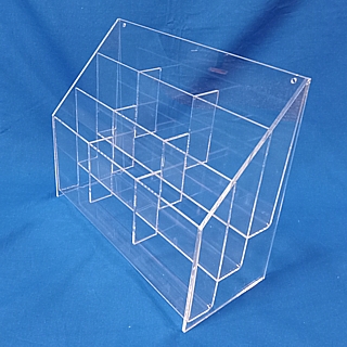 9 Pocket Acrylic Brochure Literature Holder Model TH9x4