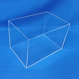 Clear Acrylic Wide Cubes. Bins and Boxes in Plexiglas, Plexiglass, lucite and plastic