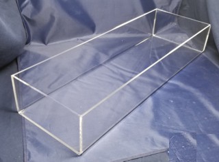 Clear Deluxe Acrylic Tray For Upscale Serving and Display