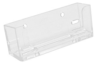 Clear Molded Styrene Wallmount Business Card Holder