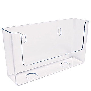 Wallmount Brochure Literature Holder Model WH830