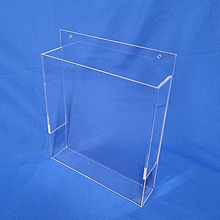 Clear Acrylic Wallmount Literature and Brochure Holders for Pamphlets