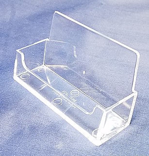 Clear Molded Styrene Wallmount Business Card Holder