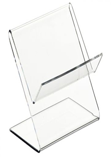 Clear Acrylic Z Stand Easel Riser Display Stand
